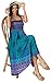 Joob Joob Long Boho Skirts for Women - Bohemian Hippie Maxi Summer Skirt Aqua
