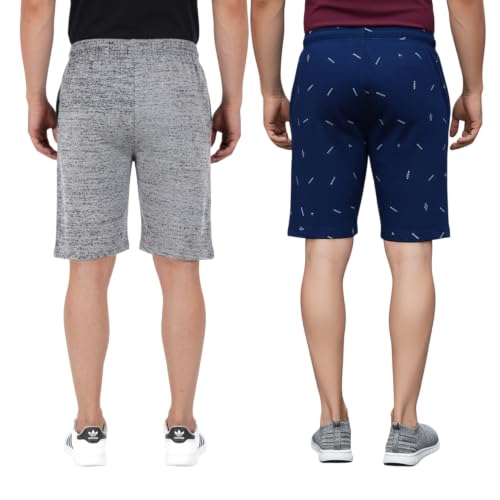 Image of GUIDE Men's Regular Fit Printed Cotton Shorts