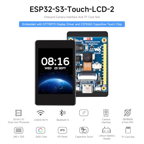 Module ESP32-S3 tactile pour créer des interfaces graphiques fluides sans câblage complexe - 3