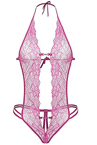 Miniatura 2 de Mujer Ropa De Dormir Conjunto Sexy Transparente Atractiva Lingerie Escotado Por Detrás Lace Lenceria Erotica Babydoll Ropa Interior