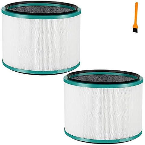 Hongfa 2 HEPA activated carbon filter Assembly Compatible with Dyson Pure Cool HP03 & DP01 DP03 Desk Air Purifier & Dyson HP02 HP01 HP00 Pure Hot + Cool Link Cleaner Fan,968125-03,968126-03 Cover