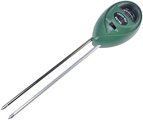 Okapia Soil Meter PH Moist Moisture Light Sensor for Flowers Soil Test Kit with One Work Glove