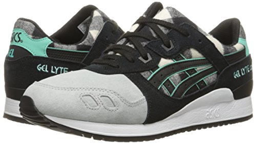 ASICS Men's Gel-Lyte III Fashion Sneaker, White/Black, 4 M US