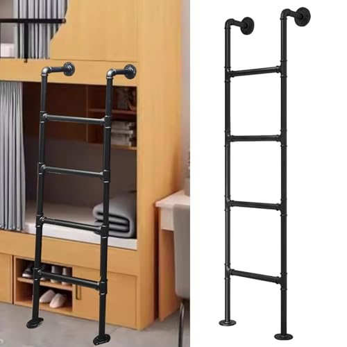 Escalera industrial de hierro con máxima resistencia para lofts 2