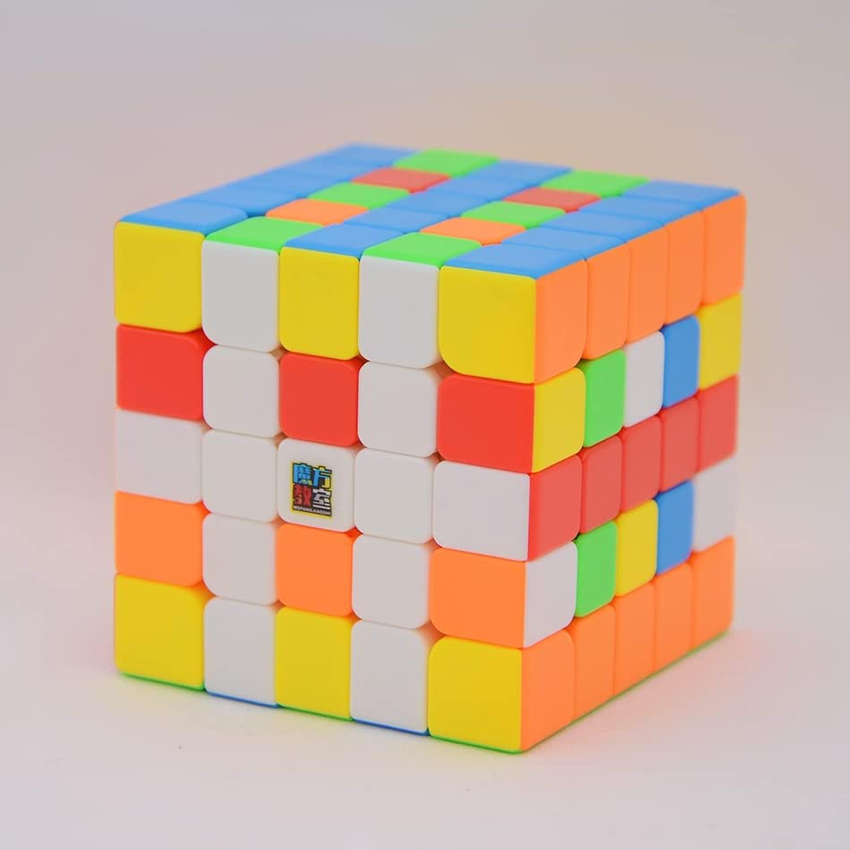 Bukefuno Moyu Meilong 5x5 Cubo Mágico Magnético Sin Pegatinas – Superficie Mate Antideslizante, Ideal Para Principiantes Y Expertos, Regalo Educativo Cubo Mágico 5x5 Magnético