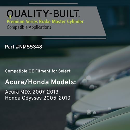 QUALITY-BUILT Brake Master Cylinder with Reservoir, NM55348, Compatible with 2005-2013 Acura/Honda (MDX,Odyssey) by Quality-Built - Image 3
