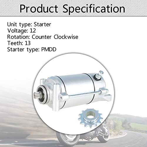 Reemplazo de motor de arranque para CB250 Nighthawk/CM200T Twinstar/CMX250C/CMX250X 234cc 31200-465-671 miniatura 5