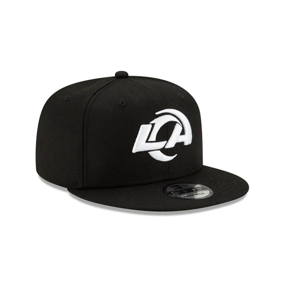 New Era NFL 9FIFTY Black White Adjustable Snapback Hat Cap One Size Fits All