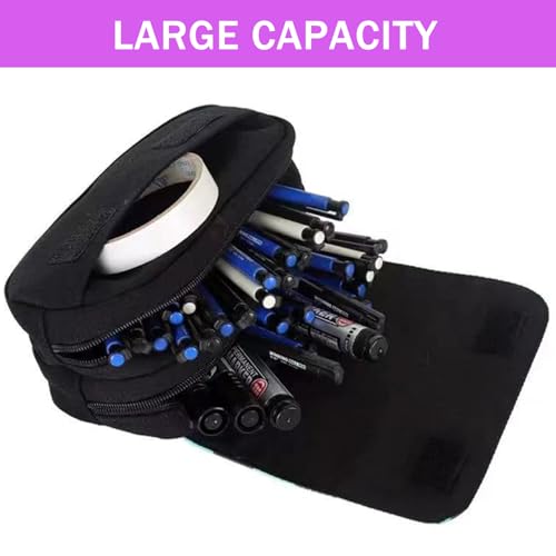 MLPKOI Huntrix Federmäppchen 3 Fächer, Federpenal Für K-pop Fans, Große Kapazität Pencil Case, Hunters Mäppchen mit Grossem Fassungsvermögen, Hunters Merch, Zippered Desk Organizer, für Schule & Büro