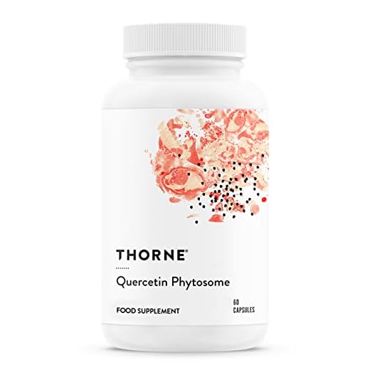 THORNE Quercetin Phytosome - Exclusive Phytosome Complex for Immune Health, Respiratory Support, and Seasonal Allergy Relief* - 60 Capsules