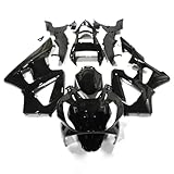 ZXMOTO Motorcycle Fairing Kit for Honda CBR 929RR 2000 2001 Injection ABS Plastic Bodywork Fairings(Glossy Black)