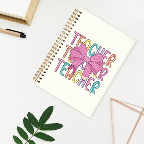 Cadeau idéal pour enseignant : carnet de notes Yetmadi nœud rose