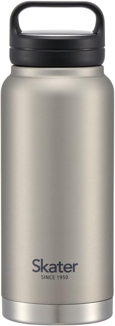 Skater STSC8-A Insulated Stainless Steel Mug Bottle, 28.7 fl oz (800 ml), Screw Handle, Silver