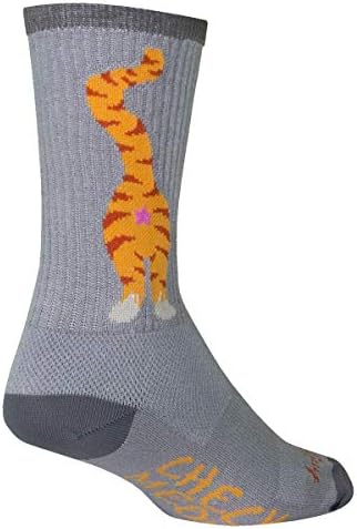 SockGuy, Pucker, Crew Sock, Sporty and Stylish, 6 Inches - Small/Medium image 2