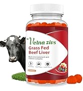 Grass Fed Beef Liver Gummies | High Protein Organic Beef Liver | Rich in Vitamin A, Vitamin B &amp; I...