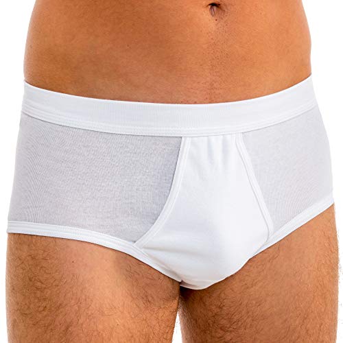 Herren Slips HERMKO 3240 5er Pack mit Eingriff aus Bio-Baumwolle