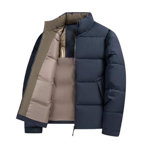 Chaqueta acolchada para hombre abrigo cálido de entretiempo casual