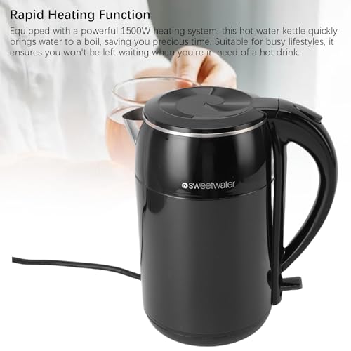 Hervidor eléctrico Aramox acero inoxidable 1.8L miniatura 6