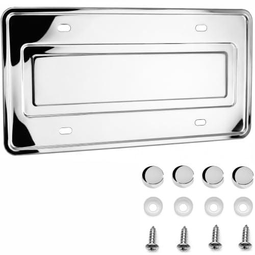 Stainless Steel License Plate Backing Reinforce Holder/Bracket 12 x 6