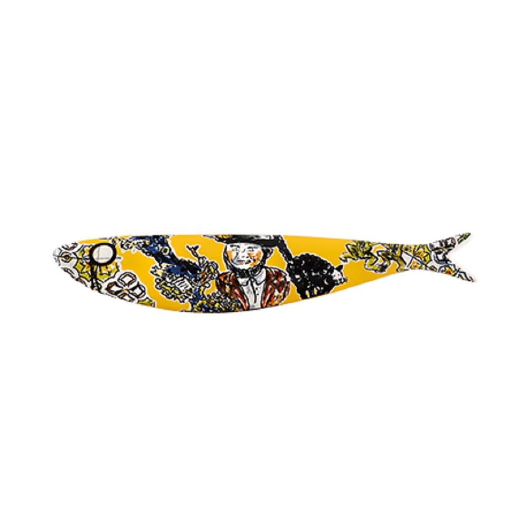 Sardine Bordallo Pinheiro par Manuel Jorge Barbosa faïence luxe