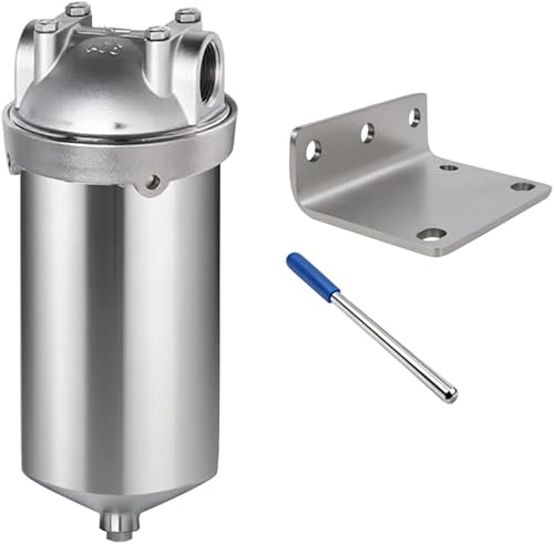 Miniatura 11 de Amwater NSF/ANSI 42 carcasa de filtro de agua para toda la casa, sistema de filtro de agua de sedimentos de 10 x 2.5 pulgadas para agua resistente