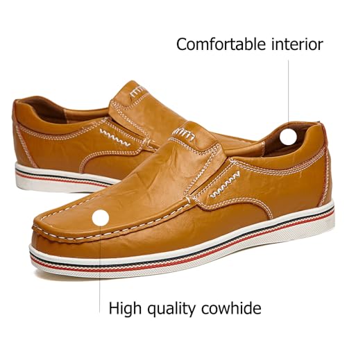 Asifn Men's Casual Driving Loafers Business Leather Men Comfort Shoes Sport Walking Light Moccasin Fashion2