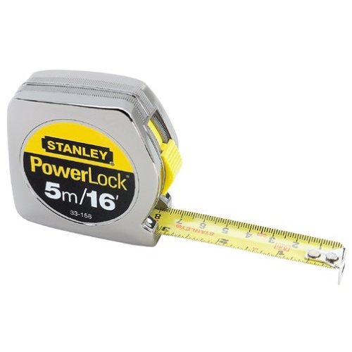 4 X Stanley 33-158 5m/16 x 3/4-Inch PowerLock Tape Rule