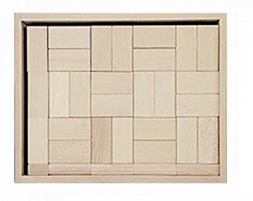 Bauwagen mit 822 Steinen Holzbausteine Bauklötze Holz Holzklötze natur Kindergarten Schreiner Qualität Spiel Gut