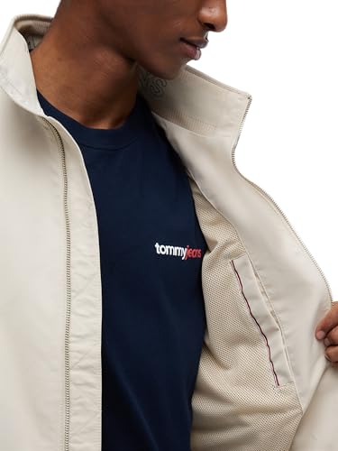 Tommy Jeans Herren Windbreaker Jacke mit Stretch-Bündchen und -Saum, Beige (Classic Beige), XXL – Ansicht 3