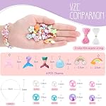 Funtopia Kit de fabrication de bracelet pour les filles, 780 Pcs 32 Types Perles pour Bracelets Colliers Bandes de tête, Kits de fabrication de bijoux avec charmes d'argile, Perles de lettre et Pearl Perle, DIY Cadeaux d'artisanat pour anniversaire, Fête, Vacances 32 Styles de perles colorées