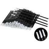Dimeho Lot de 200 micro-pinceaux, micro pinceaux applicateurs pour extensions de cils, app...