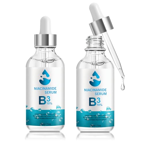 Niacinamide Serum for Face (Vitamin B3) Minimizing Pores & Sebums Blemish Treatments for Discoloration Reduces Dullness Hydrates and Repairs Skin for Women & Men