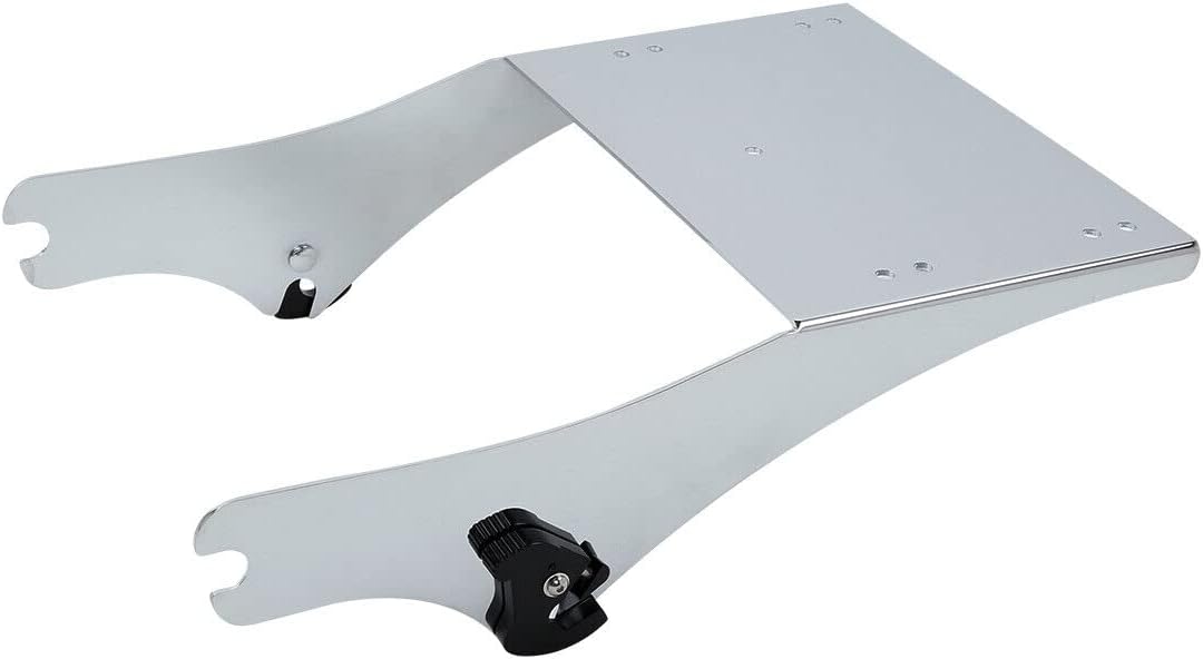 TCMT Chopped Motorcycle Trunk Box Wrap-around Backrest Detachable Mounting Rack Luggage Rack Fit For Harley Touring 1997-2008 Road King Road Street Electra Glide Pack