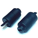 CESS 2 Pin DIN Connector Inline Plug Male - 2 Pin DIN Jack (2 Pack)