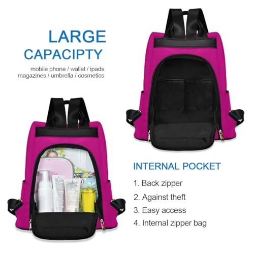Mochila para mujer Ruby de estilo casual con cremallera trasera 5