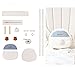 NAJING Gewebte Tasche DIY Handgewebte Tasche Selbstgemachte Gestrickte Selbstgestrickte Handgenähte Materialtasche Für Freundin Geschenk,D