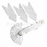 4* Steel Metal Measure Whitworth 55 Metrisch 60 Center Pitch Gauge Inspection Tool Set