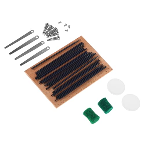 Totority Wooden Metal Sax Repair Tools Cork Reeds Spring Needle Felt Pads for Instrument Maintenance