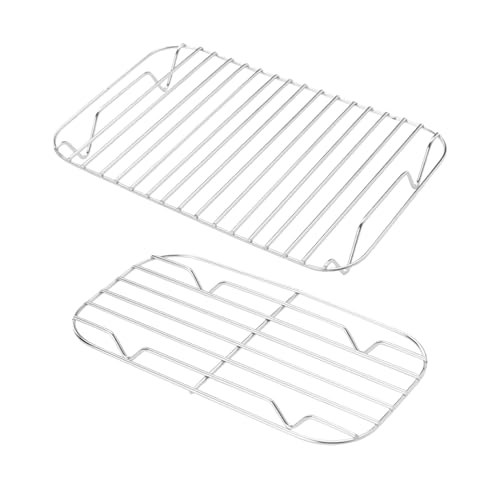 Rejilla de cocina - rejilla accesorio de cocina alambre Uniaberent | Bandeja de panadería antiadherente, utensilios de cocina de acero inoxidable multifuncional para el hogar y los restaurantes