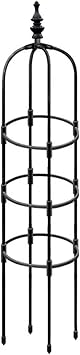 Trellis Obelisk Gardening Stanch, Metal Gardening Stanch, Plant Post, Flower Props, Vine Plants, Attracting Stanch, Fixed, For Gardening, Bonsai, Potted Plants, Attracting, Simple Assembly, Repeated