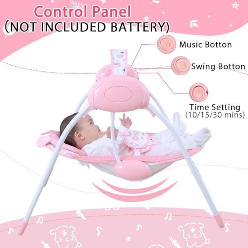 Portable Baby Swing with Music