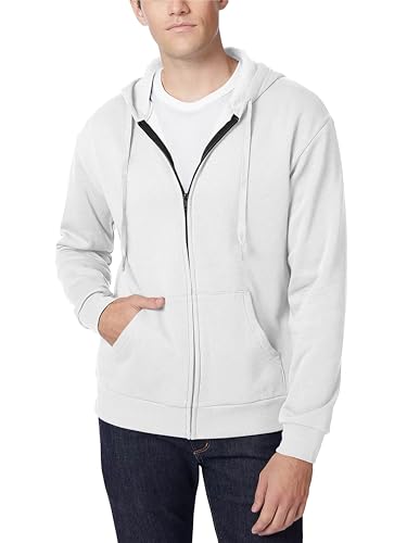 Hat and Beyond Mens Ultimate Heavyweight Zip Up Hoodie Jacket Essentials Fleece Comfort Outerwear XS-5XL