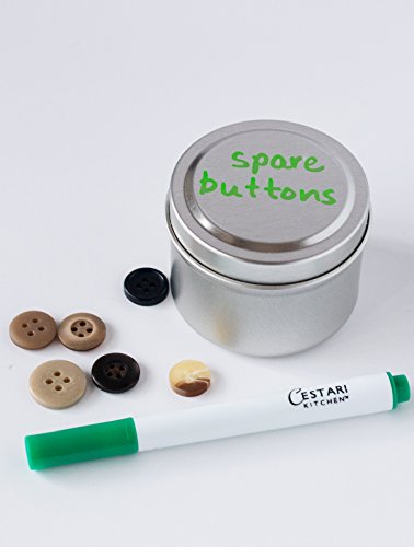 Cestari Chalk Ink Pens - Rainbow Set Of 6 Colors - Pink - Yellow - Peach - Purple- Green - Blue - Chalk Paint Markers Kitchen #TOP3