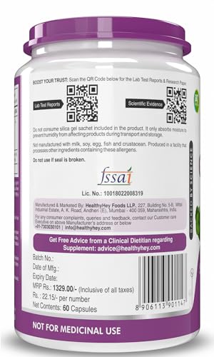 Image of HealthyHey Nutrition Gotu Kola Extract Supplement, Adaptogen for Brain & Nervous System Support, Calming, Mental Clarity - 60 Capsules, Non GMO, Gluten Free, Vegan