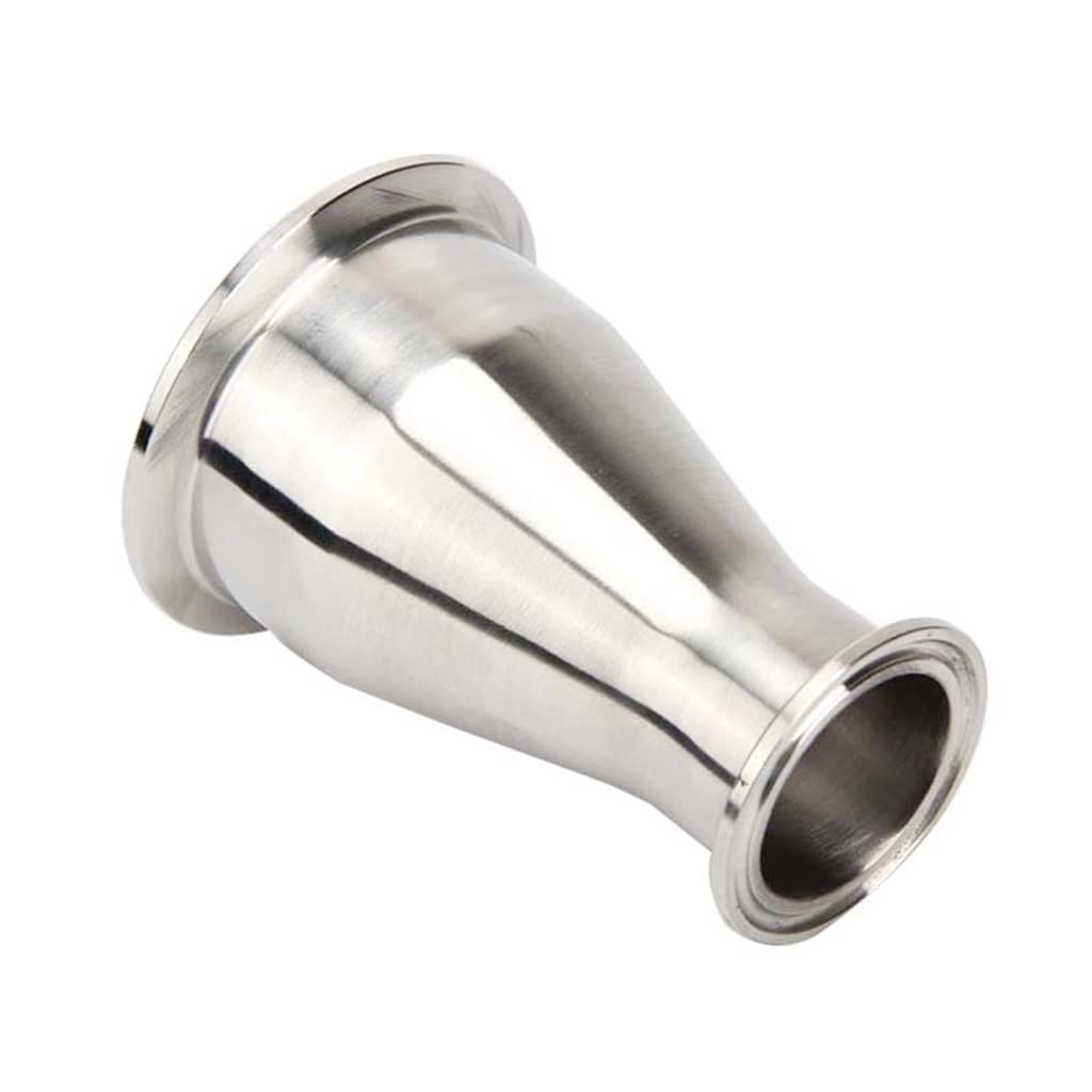 Refixamo One Color Pipe Clamps, Tri Clamp Ferrule Reducer Hose Connectors Ss304 Multiple Sizes(76Mm To 51Mm)