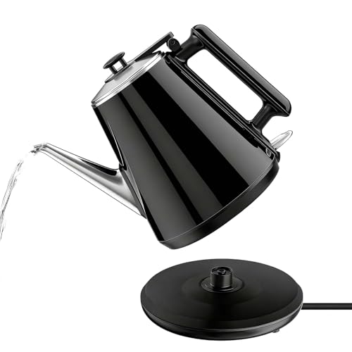 Tetera eléctrica pequeña 0.9L acero inoxidable 1000W miniatura 1