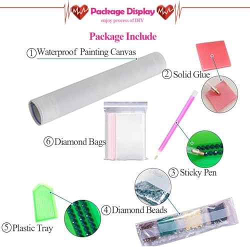 Westie Dog DIY Diamond Paint Art Painting Kits Art with Diamonds Full Range Round Drill Acrylic Color Beads Diamond Crystal Art DIY Paint for Home Decor 30x40cm (xi501) image 5