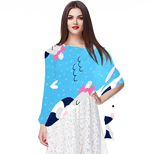 Foulard léger femme écharpe longue fine mousseline ethnique