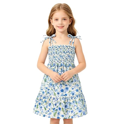 Girls' Floral Summer Dress