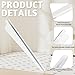 20 Pack Adjustable Wire Shelf Brackets — Heavy-Duty Double-Track Compatible Shelf Supports (White,11.5 Inch)
